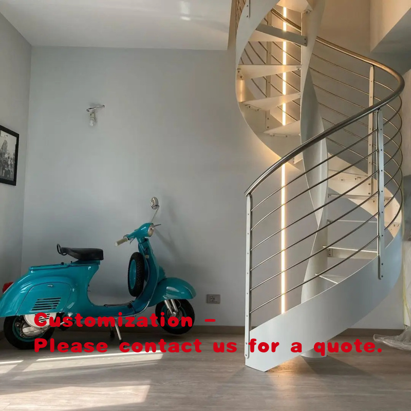 Interior Design Open Space - Tangga Logam custom.DB dengan Railing: Desain