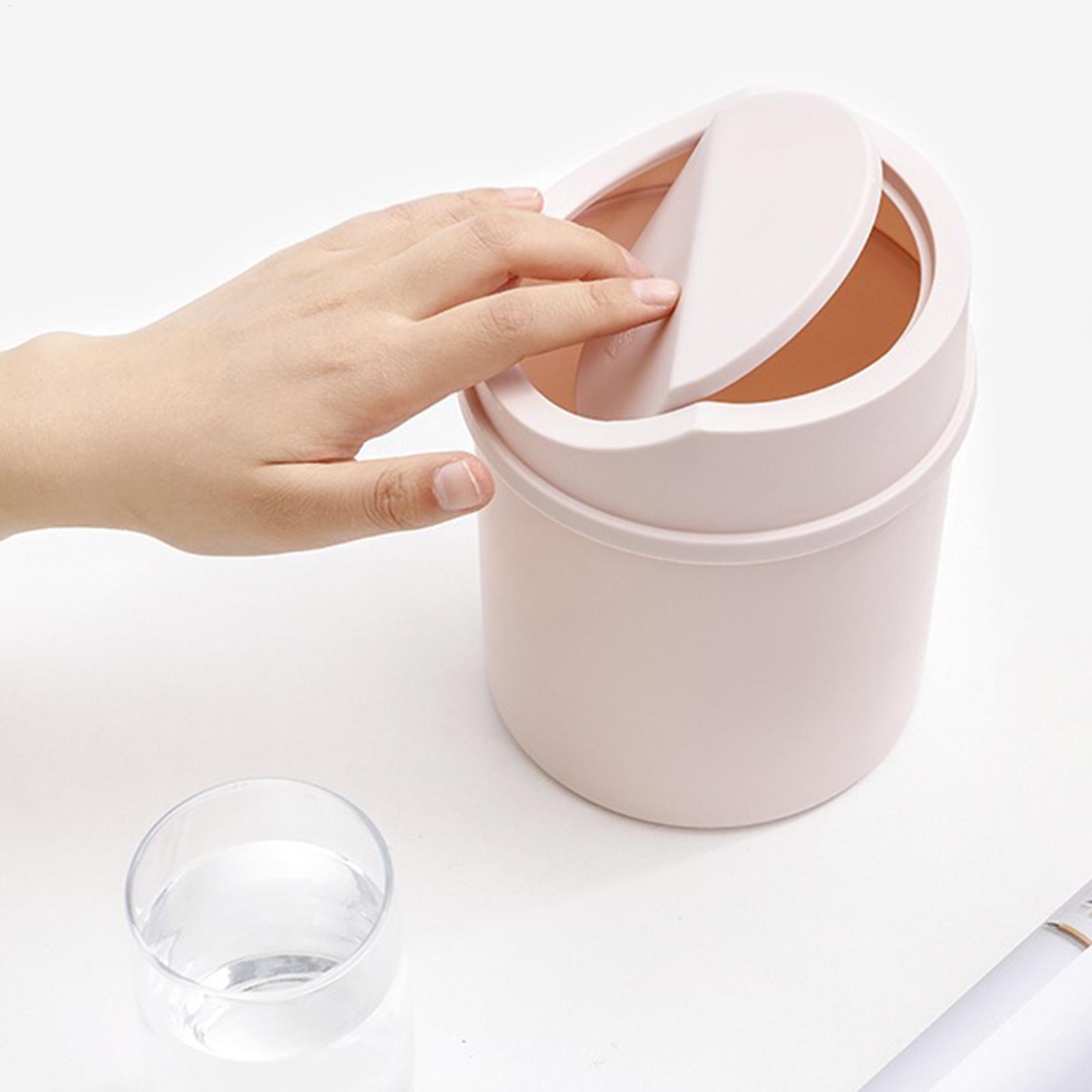 Interior Design Your Room - Tempat Sampah Mini Desktop dengan Tutup,