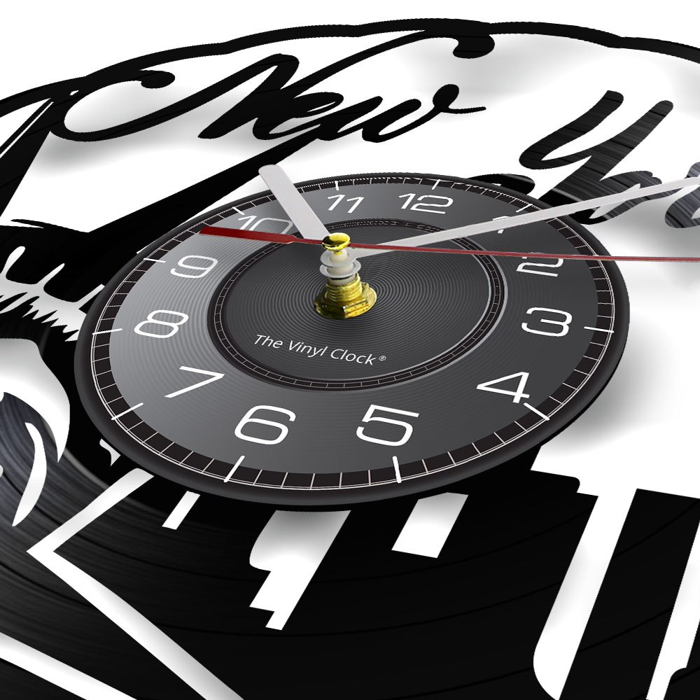 Jam Dinding Vinyl Vintage New  - Interior Design New York ulasan dan harga