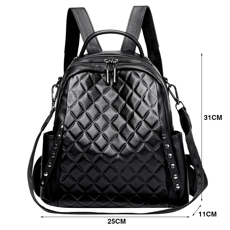 Ransel Kulit Asli Tas Bahu Wan - Interior Design School ulasan dan harga