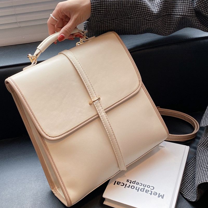 Tas ransel kulit PU wanita war - Interior Design School ulasan dan harga