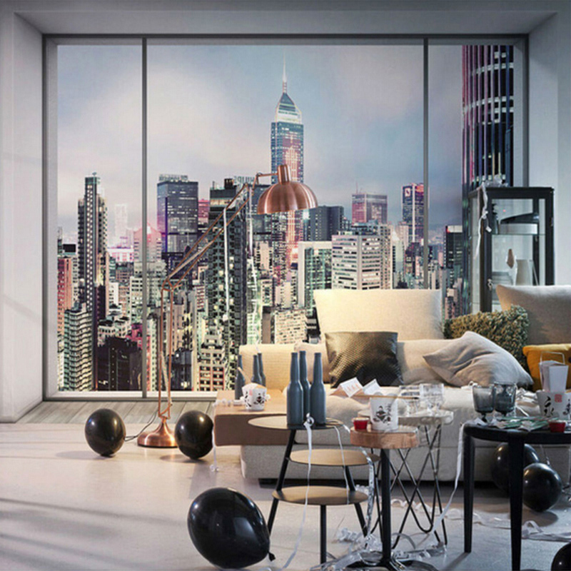 New York Sunrise 3D Jendela Pe - Interior Design New York ulasan dan harga