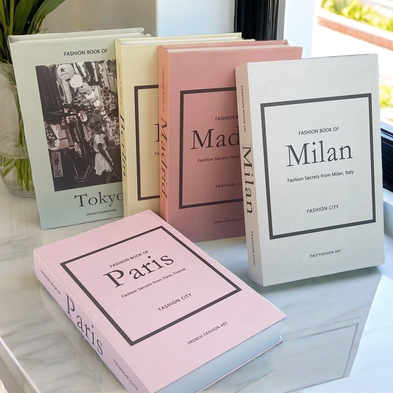 Kotak penyimpanan buku palsu m - Interior Design New York ulasan dan harga