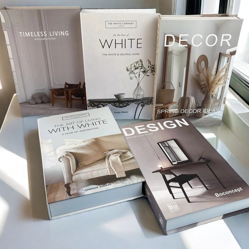 Kotak penyimpanan buku palsu m - Interior Design New York ulasan dan harga