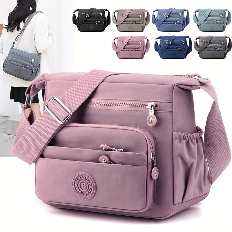 Tas Selempang Chic Nilon Hitam - Interior Design School ulasan dan harga